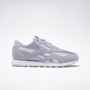 Adidasy Dziecięce Reebok Classic Nylon Fioletowe PL 38CORDU